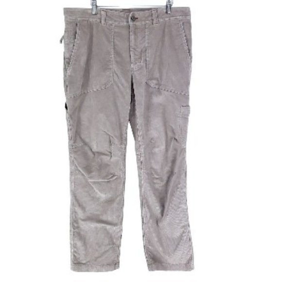 L.L Bean Corduroy Plain Pants Mens Size 36x32 Tan High Rise - Picture 1 of 7